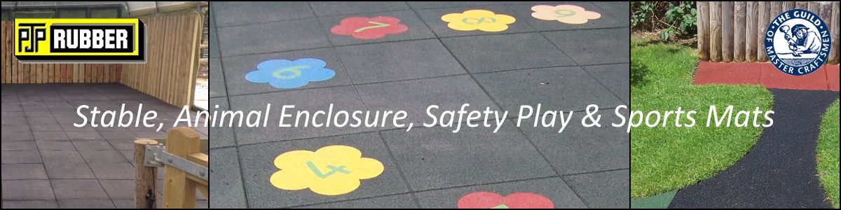 PJP Rubber Animal Enclosures, Safety Play & Sports Mats